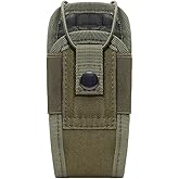 Radio Pouch Holder, Waterproof Walkie Talkie Case Adjustable Tactical Radio Holster, Easy to Clean, for Belts Up to 4 Inches Wide