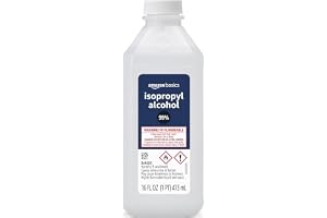 Amazon Basics 99% Isopropyl Alcohol For Technical Use,16 Fluid Ounces, 1-Pack (Previously Solimo)