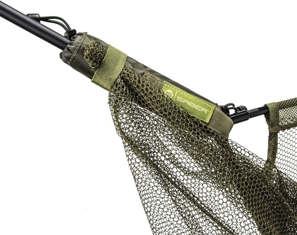 Saber - DPM Net Float - Camo - Supports 42" Landing Nets - Ultra Buoyant Foam - Velcro Fastening - Hard Wearing Cover - Sleek Design - Perfect For Fishing & Carp Fishing - 21 x 5 cm