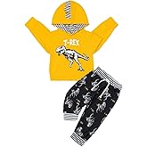 KIMI BEAR Baby Boy Clothes Spring Long Sleeve Hoodies Sweatshirts Tops and Pants 2-Piece Outfits Set 6 12 18 24 Months 2T 3T