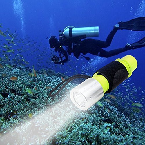 ChaseLight Diving Light, Submarine Scuba Flashlight Dive Light, Waterproof Underwater Torch for Scuba Diving, Night Snorkeling
