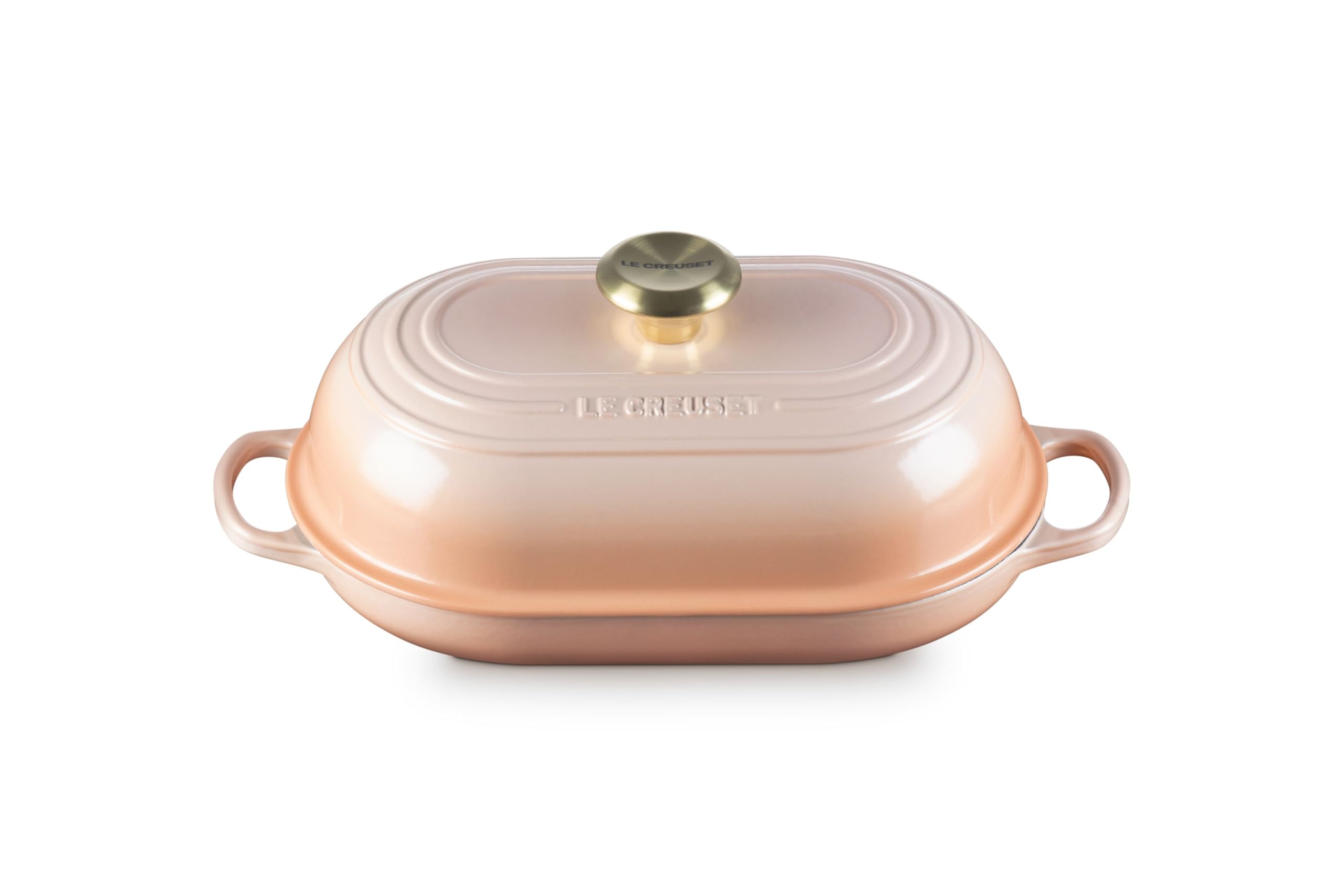 Le Creuset Enameled Cast Iron Signature Oval Bread Oven, 11.5 inch, Peche