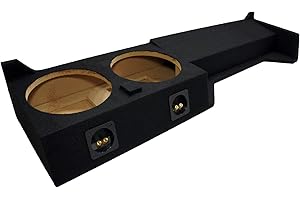 American Sound Connection 2X10-CREW-FRONT Compatible with Frontier Crew Cab Truck 2005-2015 Dual 10" Sub Box Enclosure