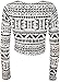 WearAll Womens Aztec Animal Print Crop Top Ladies Leopard Long Sleeve Short - Black White - 8-10