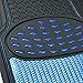 Advanced Performance Car Seat Covers - Instant Install Sideless Fronts + Full Interior Set for Auto (Blue Combo)