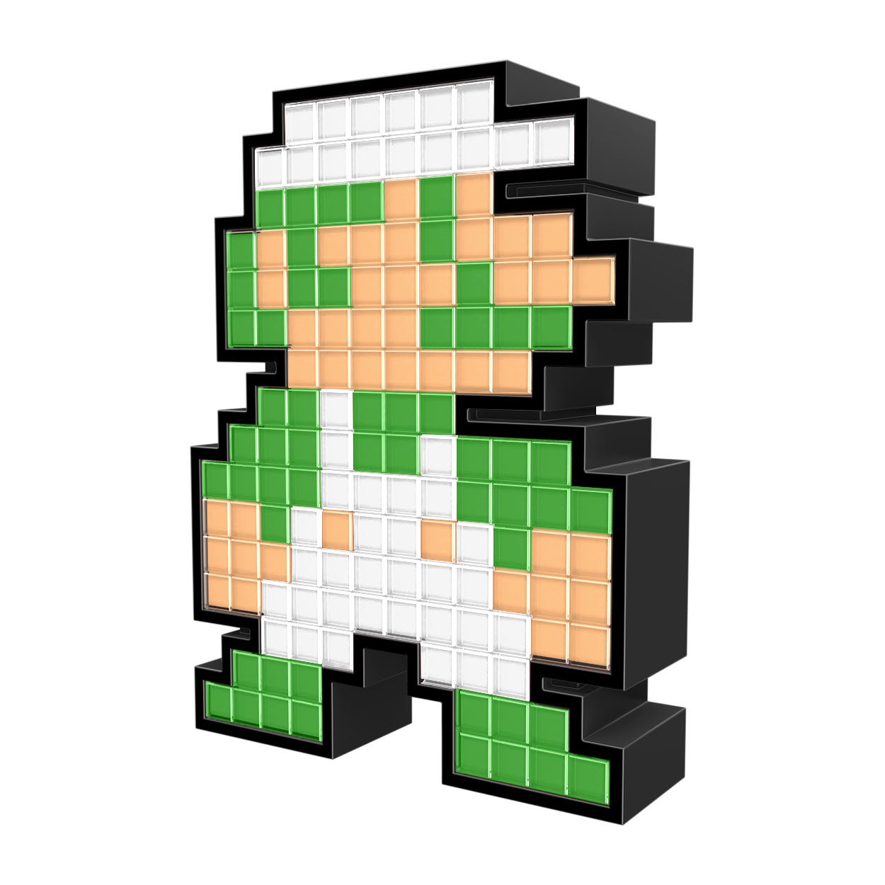 PDP Luigi Pixel Pals 8-Bit, Green/White, 8.8 x 11.2 x 15.90 cm