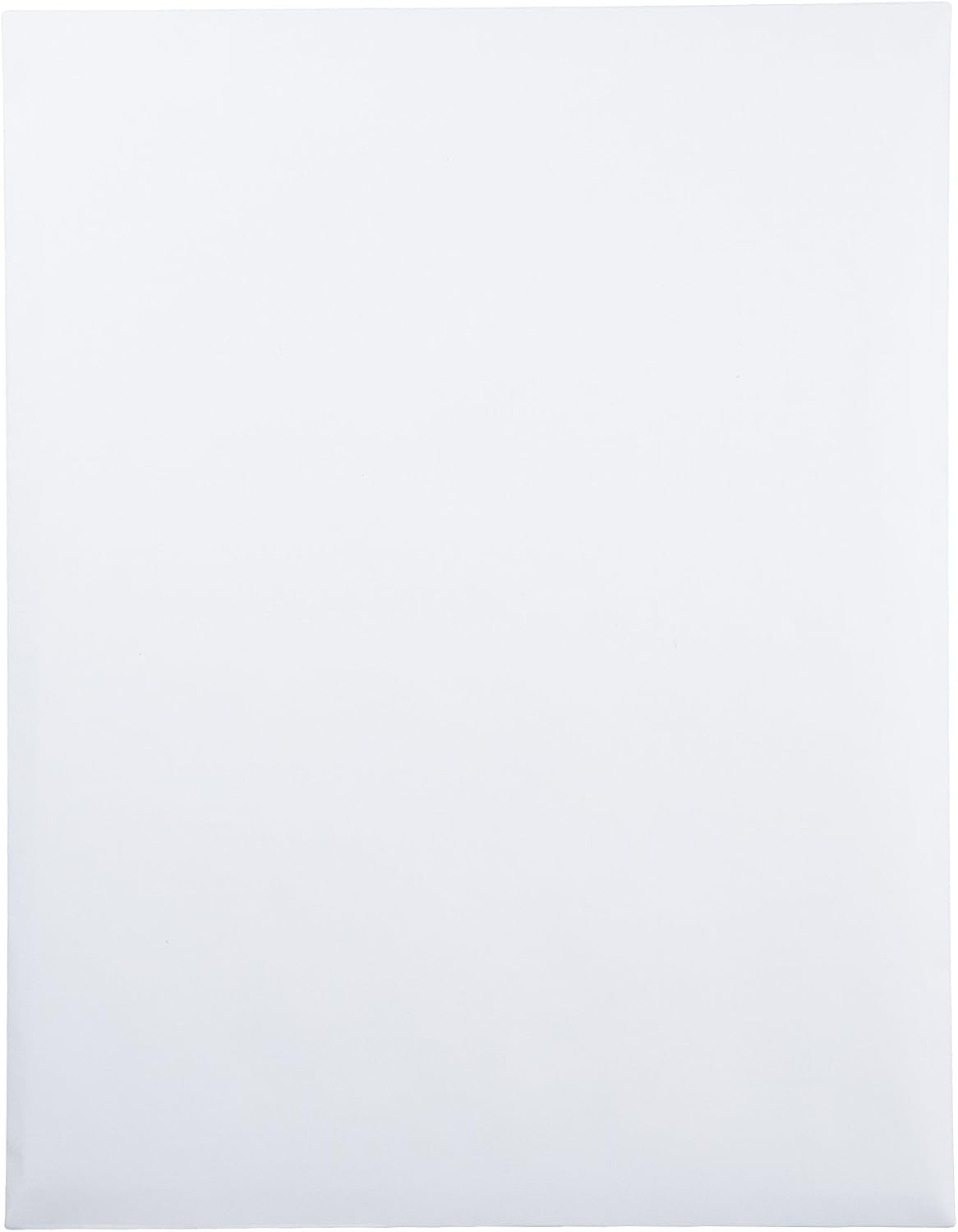 Quality Park 12" x 15-1/2" Redi-Strip Envelopes, 28 lb. White Wove, Self-Sealing Closure, 100/Box (QUA44082) : Office Products
