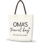 HQLOW Reusable Canvas Grocery Bags for Women