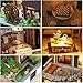 Per Newly Dollhouse Kit Miniature DIY Ancient Architecture Mini House LED Best Birthday Gifts Without Dust Cover