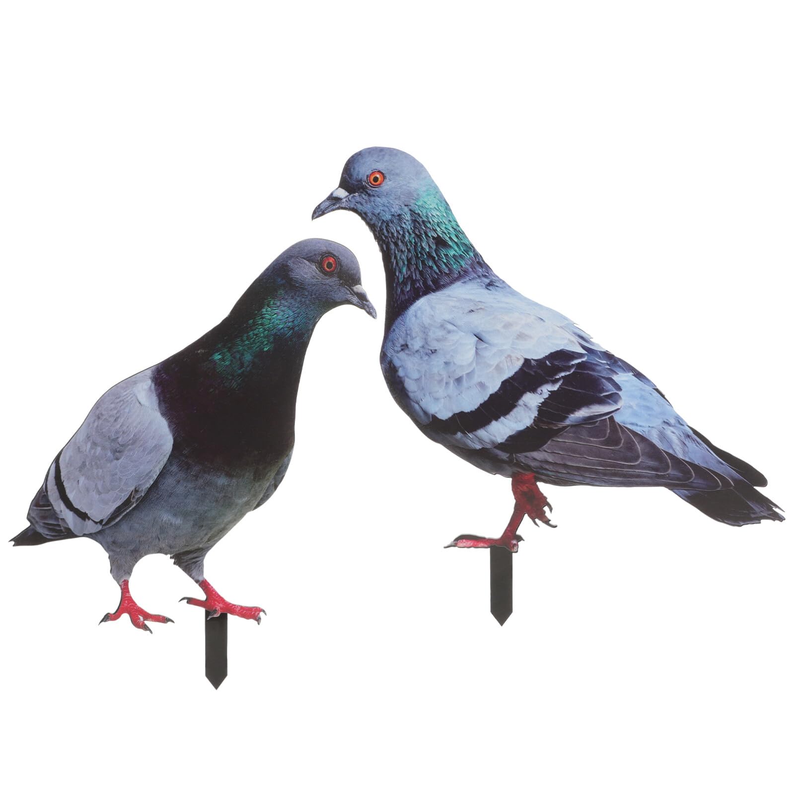 Operitacx Garden Decoration Card Insert Realistic Lawn Stake Ornament 9.17X0.12X11.42 Inches Outdoor Acrylic Bird Sculpture for Yard and Garden