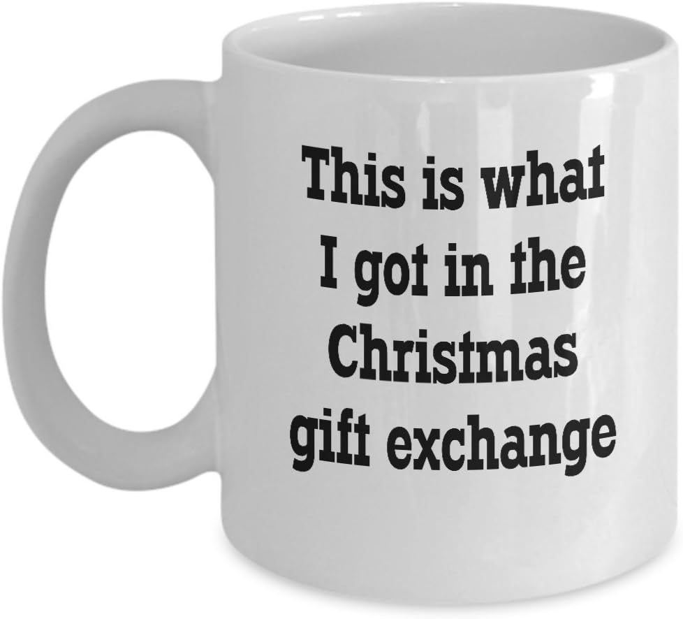 Funny White Elephant Gag Gift Exchange Coffee & Tea Gift Mug