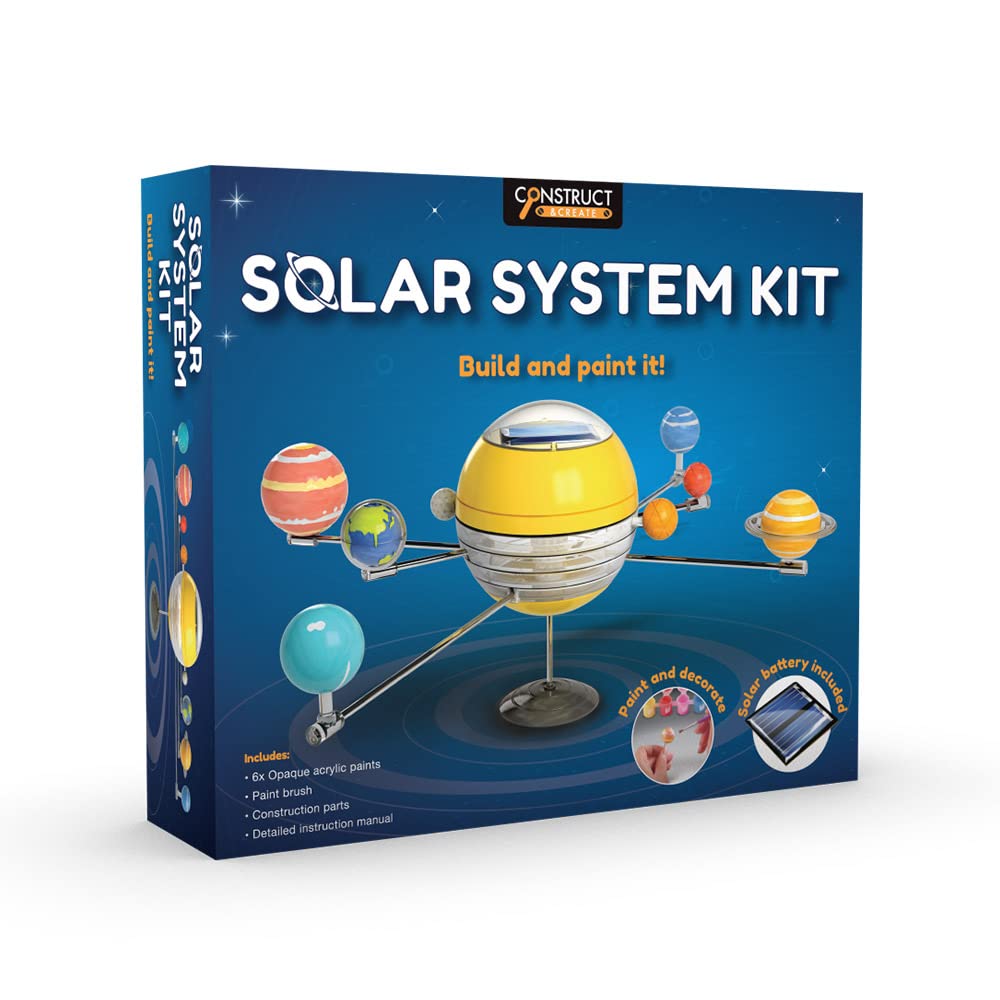 CONSTRUCT & CREATE Build Your Own Solar System Kit