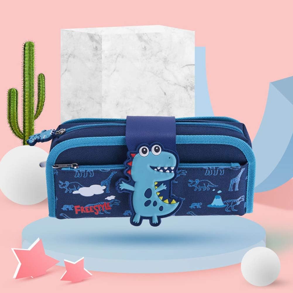 Pencil Case CHEPL Canvas Detachable Pen Bag Cartoon Zipper Closure Stationery Organizer School Stationery for Girl Boy and Adult - Image 5