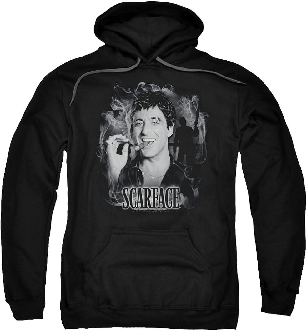 Amazon.com: A&E Designs Scarface Hoodie Smokey Scar Hoody: Clothing
