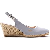 VISCATA Palomera Women's Sandals Espadrille Canvas Slingback Buckle Wedges