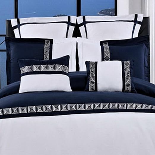 Amazon Com Duvet Cover Set And Pillowcases 7 Piece Luxury Soft