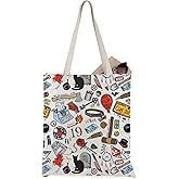 WCGXKO Horror Book Lover Gift Literary Merch Stepen Reader Writer Gift Canvas Tote Bag
