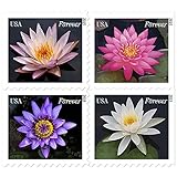 Water Lilies Book of 20 x Forever U.S. Postage Stamps USPS MNH