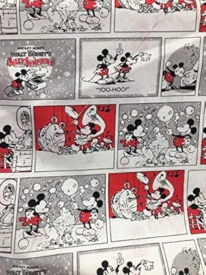 Tela de algodón 100% con diseño de Mickey Mouse de Disney: Amazon.es: Juguetes y juegos