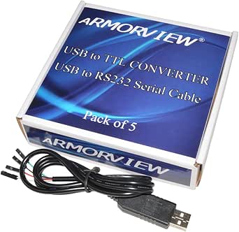 Armorview Pack of 5 PL2303HX USB to TTL to UART COM Cable Module Converter
