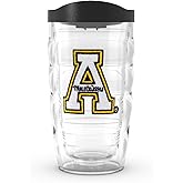 Tervis Appalachian State Mountaineers - Primary Logo Made in USA Double Walled Insulated Tumbler Travel Cup Keeps Drinks Cold & Hot, 10oz Wavy, Classic