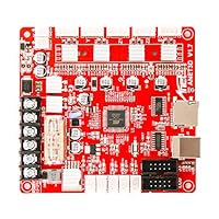 KKmoon Anet A1284-Base Control Board Mother Board Mainboard DIY Self Assembly 3D Desktop Printer RepRap i3 Kit (For Anet A6 3D Printer)