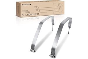A-Premium Set of 2PCS Fuel Tank Straps Compatible with Jeep TJ 1997-2006, Wrangler (TJ Series) 1997-2006, Gray Color, Bolt On