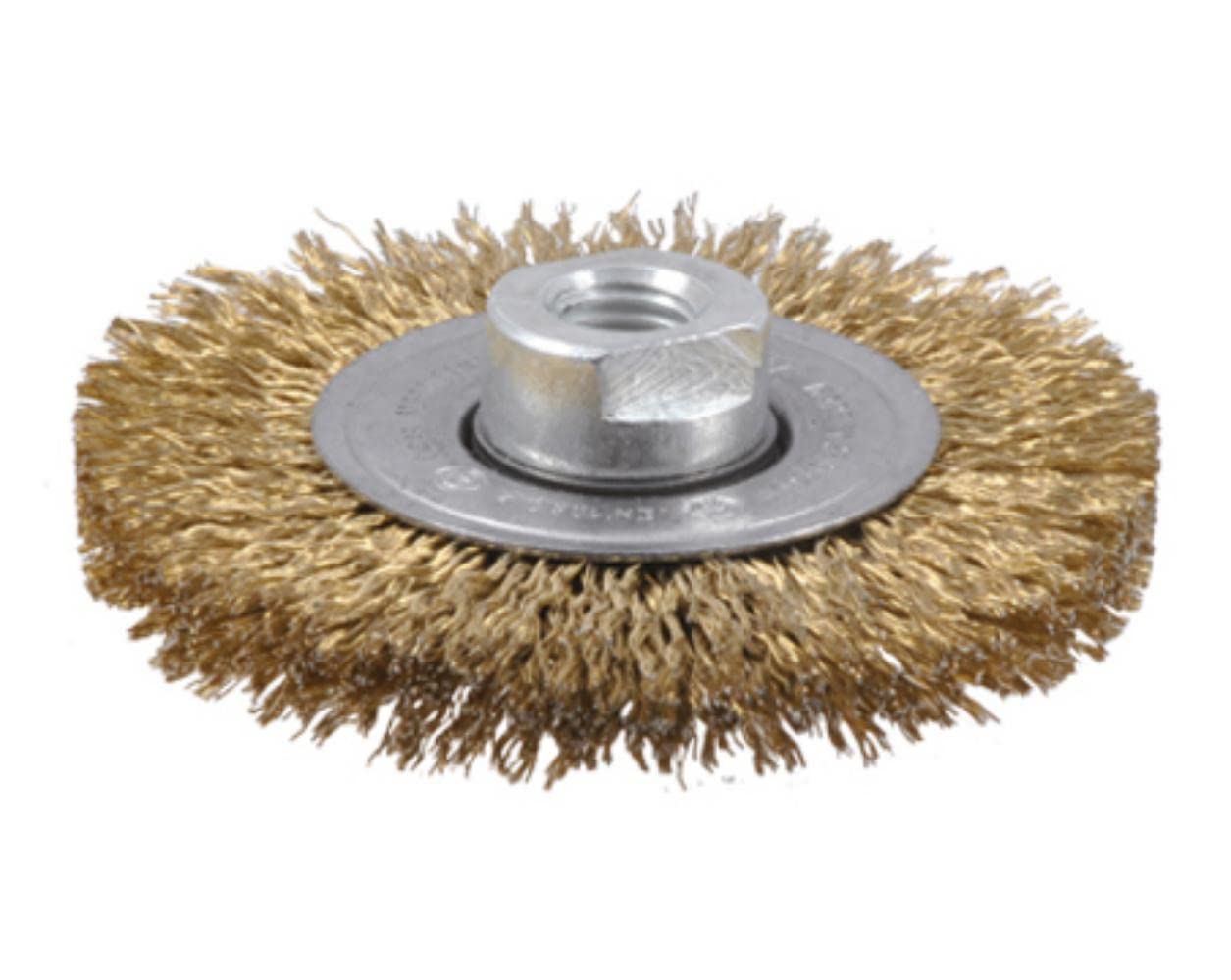 OSBORN 8908544062 - Cepillo Circular de alambre ondulado con tuerca M14 de latón (Ø 150 mm)