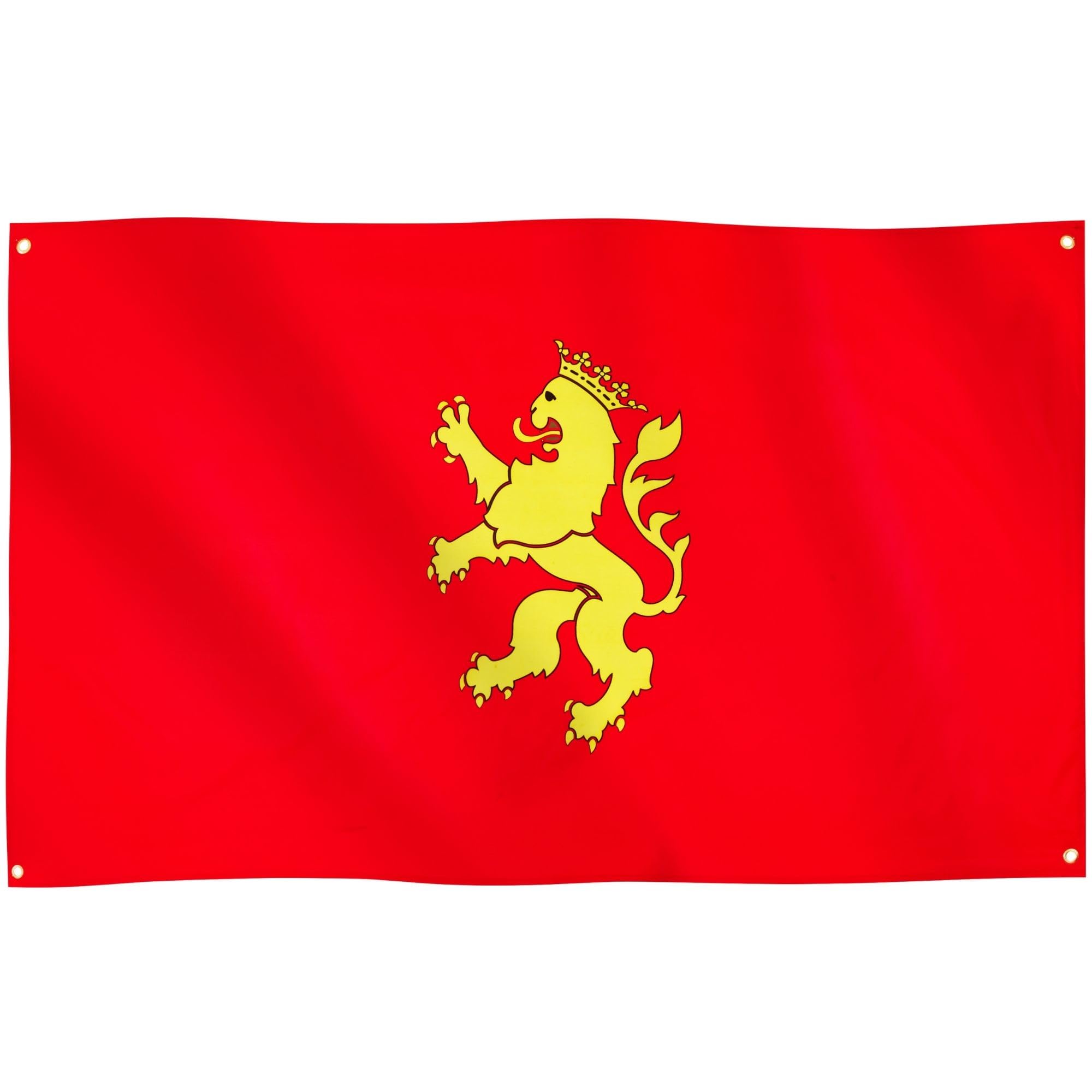 Runesol Zaragoza Flag, 91x152cm, 3ft x 5ft, 4 Grommets, Eyelet In Every Corner, Spanish Regional Flag, Saragossa, Day of Aragon, Premium Flags, Inside, Outside, Banner, Vivid Colours — image 1