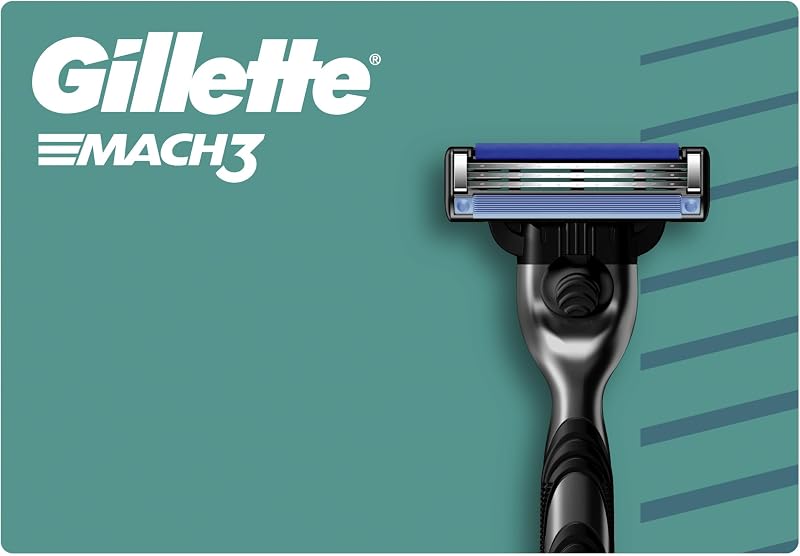 Lamette Mach 3, 15 Cartucce per Rasoio Barba Uomo, Multicolore — foto 8 di 8
