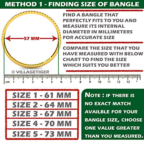 VillageTiger-Silver-Plated-Gold-Plated-Brass-Stainless-Steel-Kada-For-Men-Boys