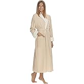 Women's Microfiber Robe by BOCA - Luxury Hotel Bathrobe, Long Spa Robes for Women - Generous Sizing