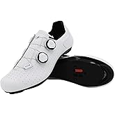 Tommaso Strada Elite Duale SPD & Peloton Shoes for Men—2 in 1 Cycling Shoes—Install Your Own Delta or SPD Cleats for Road Bicylces, Indoor Cycles & Most Mens Bikes—Quicklace Dial—Size 14US—48EU