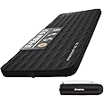 KingCamp Self Inflating Sleeping Pad for Camping Ultra Thick Double Single Foam Mattress High R Value Camping Air Pad Mat, Multi Colors & Sizes (78"x30"x3.0", Black-Single-9.5R)