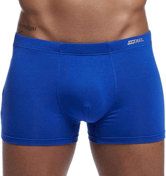 Amazon ボクサーパンツ メンズ ボクサーブリーフ Godtoon 快適 コットン 立体成型 前閉じ 運動 純色 下着 ブランド 無地 肌着 抗菌 通気 吸汗 耐久 安い おしゃれ シンプル 誕生日 プレゼント 人気 個性 ファッション Xl ブルー ボクサー 通販