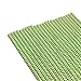 Webake 100 Pack Paper Drinking Straws 7.75 Inch Disposable Biodegradable Replacement (Chevron, Green)