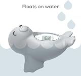 Angelcare Happy Seal Baby Bath Room Thermometer Grey view 7