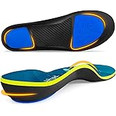 DR. POTTER+ Plantar Fasciitis Insoles, 220+lbs Heavy Duty High Arch Support Inserts, Comfort Orthotics Insoles for Flat Feet and Foot Pain Relief, Work Boot Insoles for Men Women (310MM)