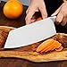 Vegetable Meat Cleaver Knife, AURMOO Chinese Butcher Knife, German High Carbon Stainless Steel with Ergonomic Handle - 8 Inch