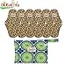 OHBABYKA Bamboo Reusable Sanitary Napkins Pads 6 Pcs, A Wet/Dry Bag (S)