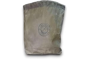 CAMPCRAFT OUTDOORS Camp Skillet Bag, Handmade Waxed Canvas Storage Bag for Steel and cast Iron cookware, Camping Gear, bushcraft Gear, Survival Gear