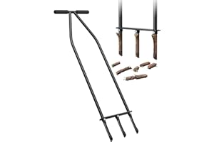 Xuperace Lawn Aerator Tool, Core Aerator Lawn Tool with Alloy Steel Material, Sturdy Grass Aerator for Lawn Health Soil Yard Aerator