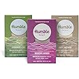 HUMBLE BRANDS Handcrafted Bar Soap, Organic Cold Processed Soap Bars, Moisturizing Face & Body Cleanser - Herbal & Fresh Variety Pack - 3 pack