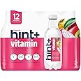 Hint+ Vitamin Tropical, Water Infused with Tropical Fruit Plus a Vitamin Boost, 50% Daily Value Vitamin C, Vitamin A, B12, Zinc, Zero Sugar, Zero Calories, Zero Diet Sweeteners, 16 Fl Oz (Pack of 12)