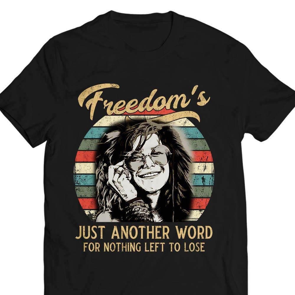 Vintage Retro Janis Feminist Freedom S Joplin Just Another Word For