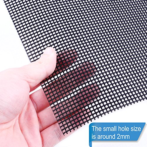Aboat 5 Pack 30 x 20 cm Rigid Polyethylene Garden's Drainage Mesh Hole Screens