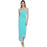 Donna Morgan Womens Square Neck Sleeveless Wrap Maxi Dress for Women | Formal & Cocktail Dresses for Women