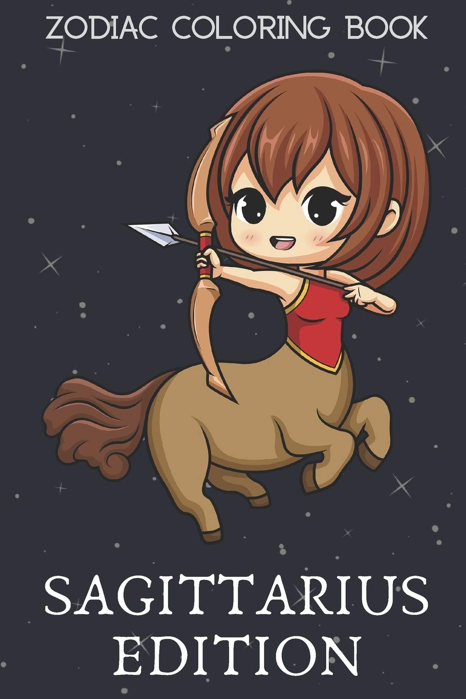 Zodiac Coloring Book Sagittarius Edition Black And White Notebook For Drawing Sketching Inspirational And Creative Art Designs Gift For Boys Girls Spaced Lined Pages For Fun Daily Diary Use Publishing Funnyreign