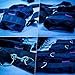 BDSM Restraints Kit with Adjustable Straps Strong Velcro for Bedroom Fun, PALOQUETH Under Bed Restraints with Comfortable Cuffs Flirting Feather Blindfold for Queen King Mattress