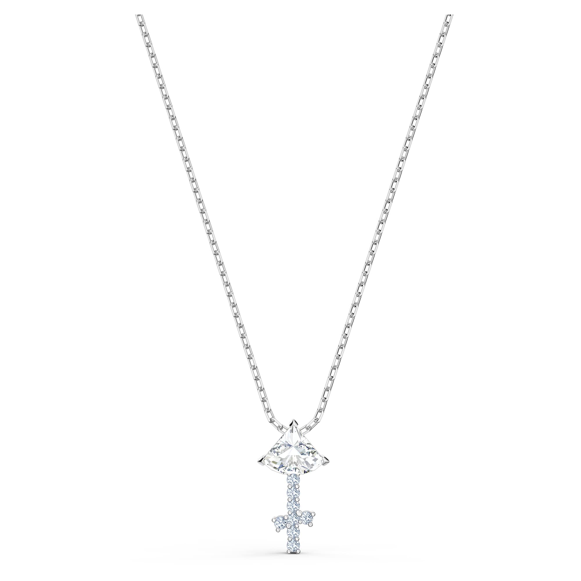 Swarovski Women's Zodiac Pendant Necklace, Finely Cut Stones in White with a Mixed Metal Finish Chain, For Sagittarius